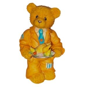 Vintage Cherished Teddies Rick “Suited Up For The Holidays” 1996 Enesco Figurine